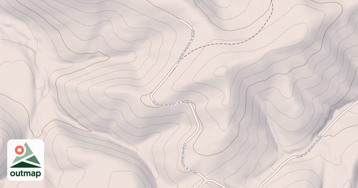 Map of QUARTER BRANCH A