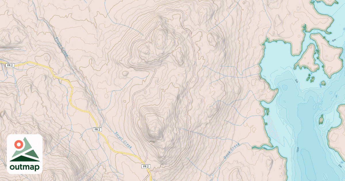 Map of DUCK  2082000 RD