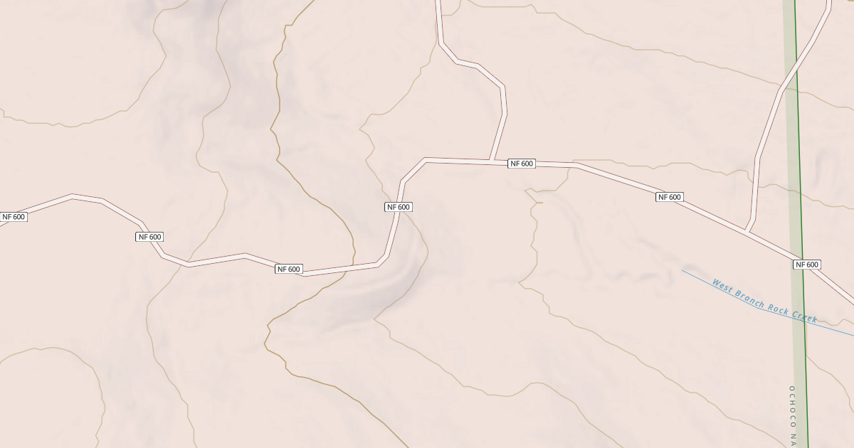 Map preview of USFS Motor Vehicle Use Map Roads {92840A83-DA58-4B3A-8CFE-7B1E0D3AE9C6}