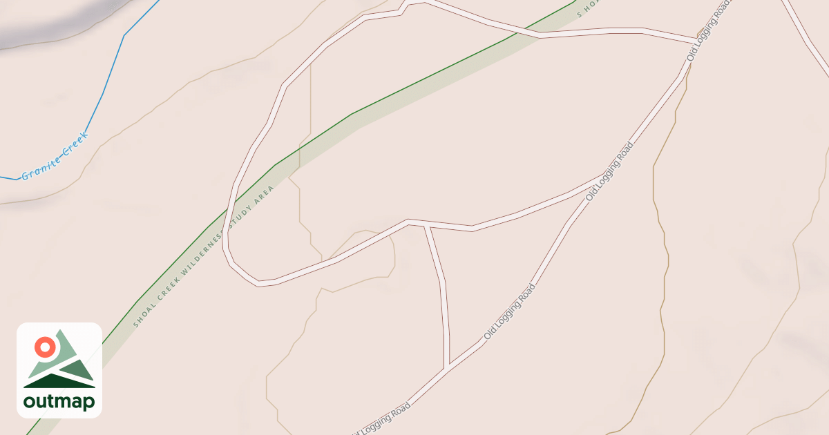 Map of JACK PINE DISPERSED REC SITE C