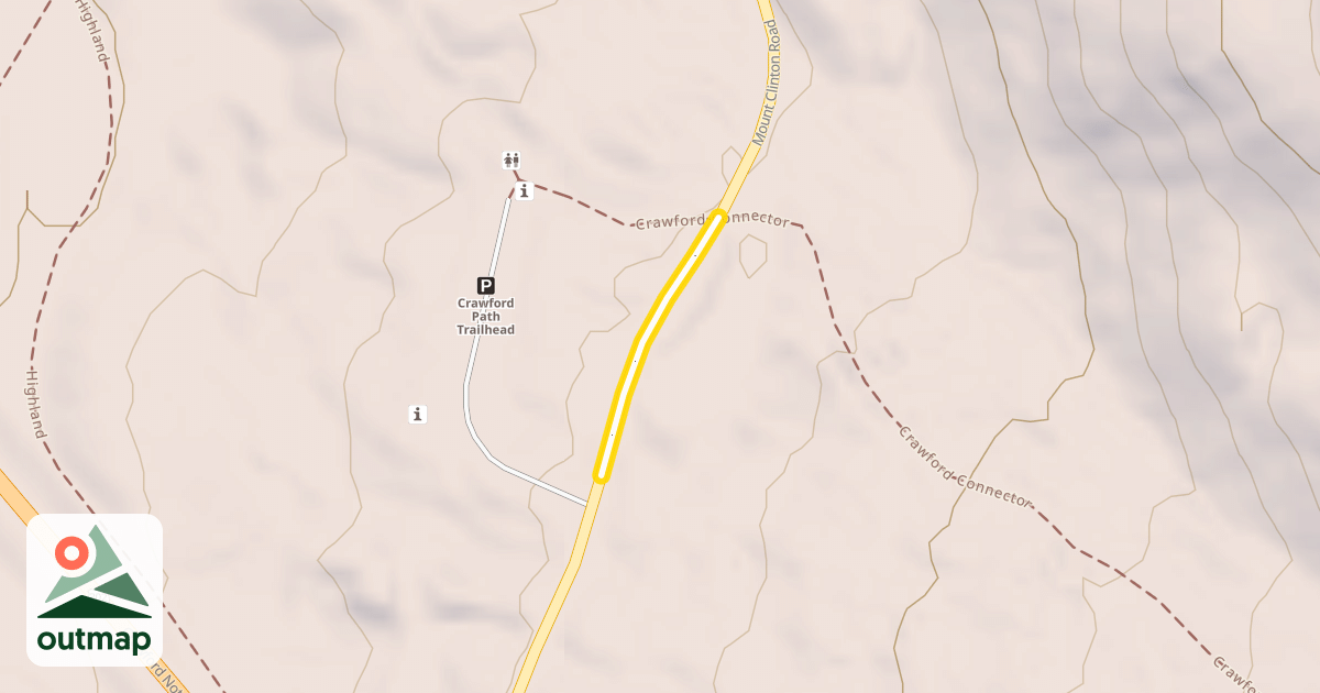 Map of Mount Clinton Road
