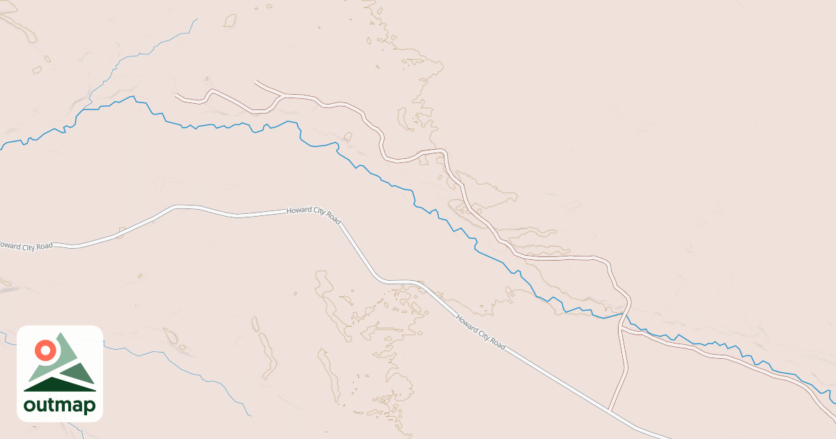 Map of HENDRIE NORTHWEST