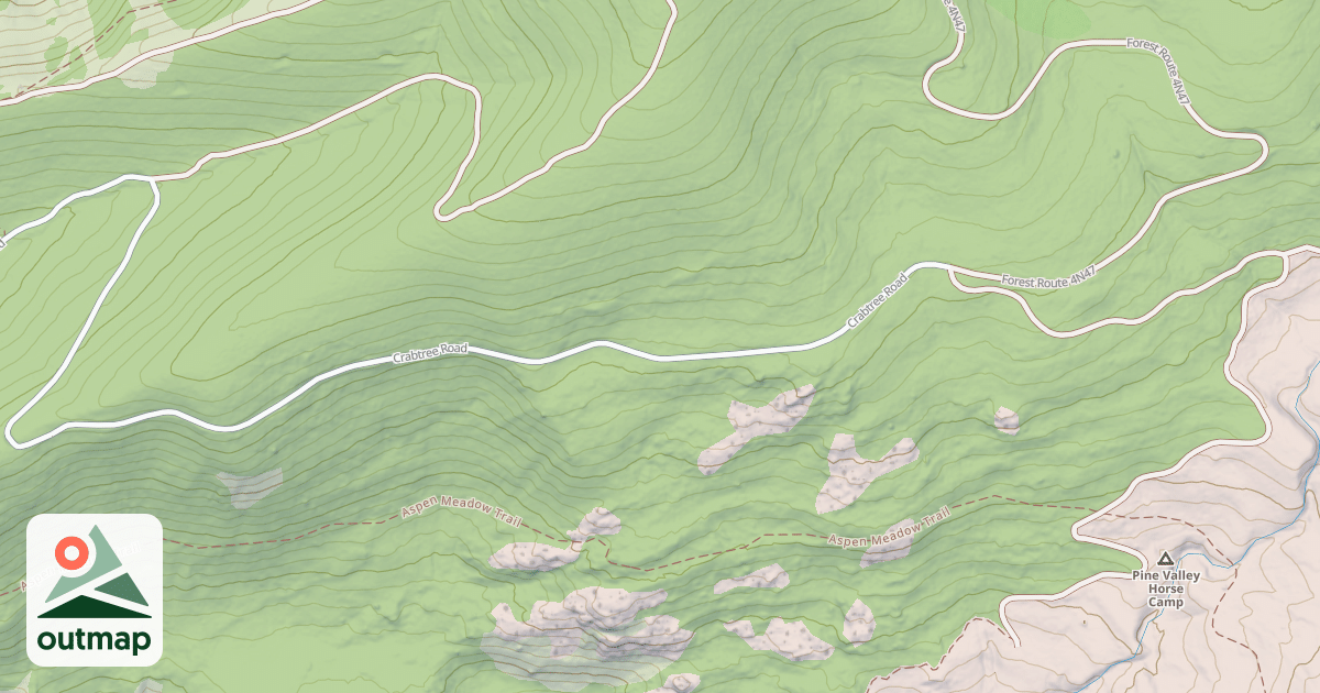 Map of CRABTREE