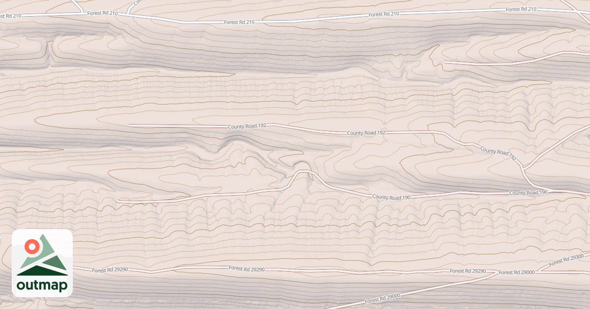 Map of USFS National Forest System Roads {C8E83A94-6008-4CC0-88E1-6883E0920F3C}