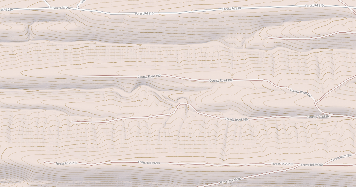 Map preview of USFS National Forest System Roads {C8E83A94-6008-4CC0-88E1-6883E0920F3C}
