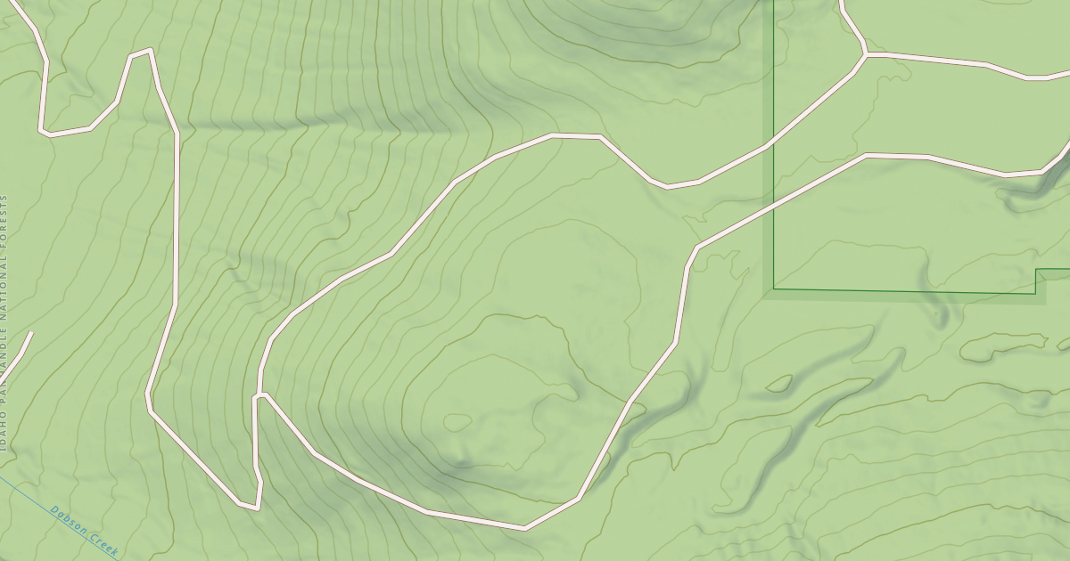 Map preview of DOBSON CREEK