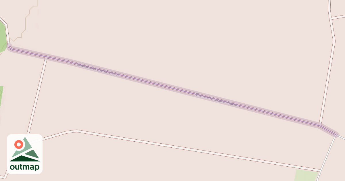 Map of Chemin de Lagarde-Haout