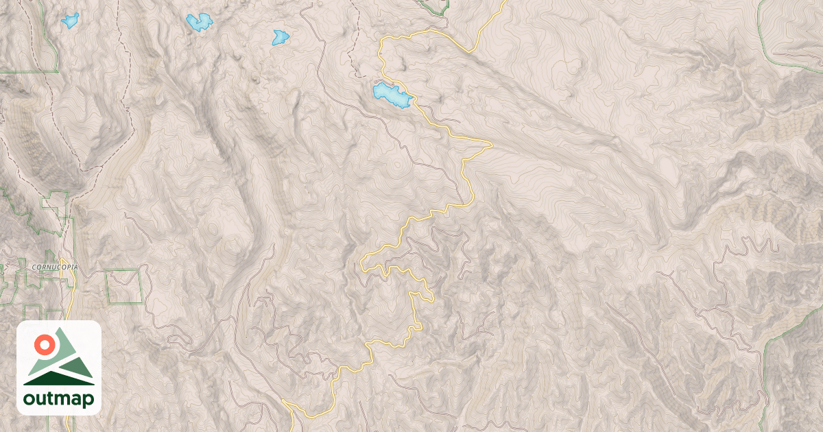 Map of Fish Lake Snowmobile