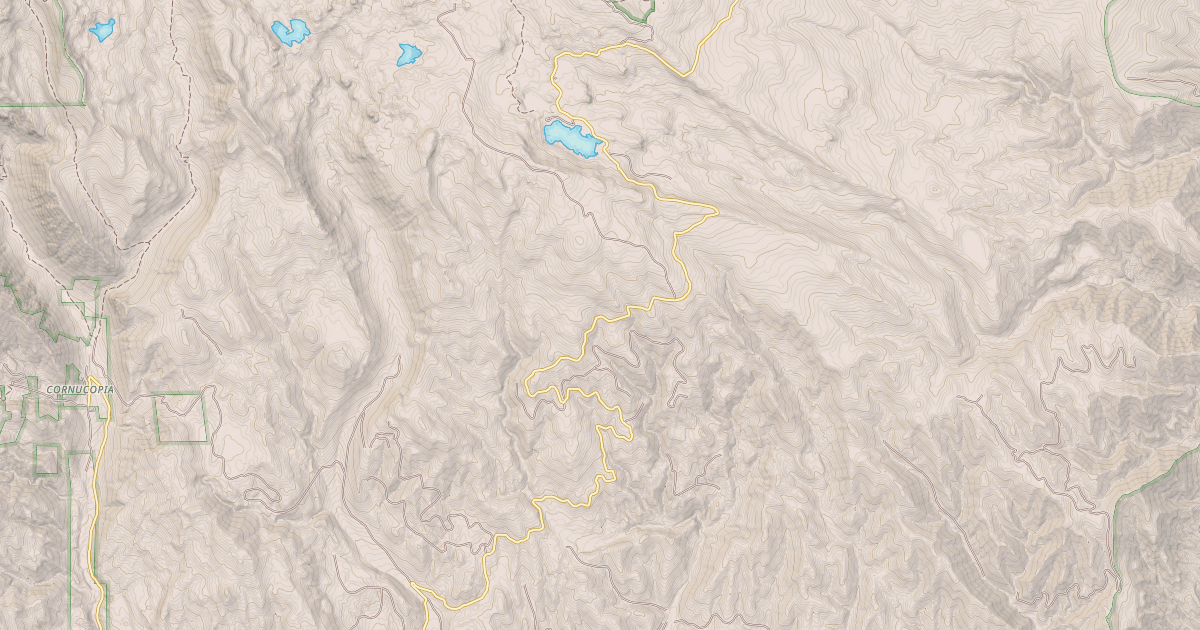 Map preview of Fish Lake Snowmobile
