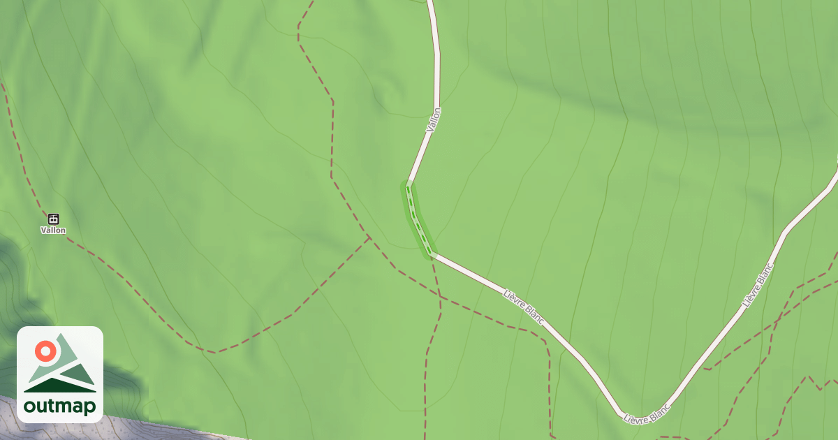 Map of Lièvre Blanc