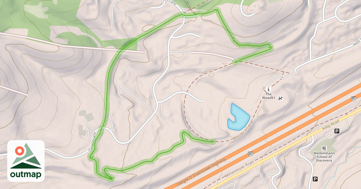 Map of Parley's Lane