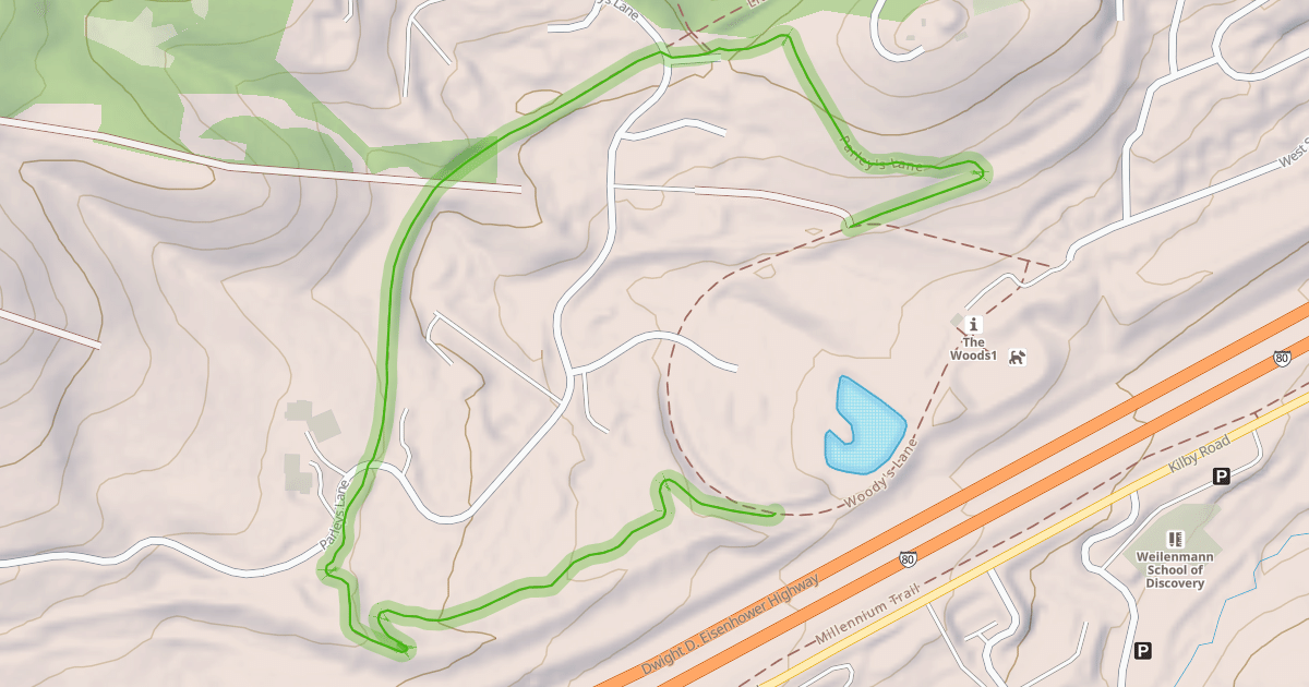 Map preview of Parley's Lane