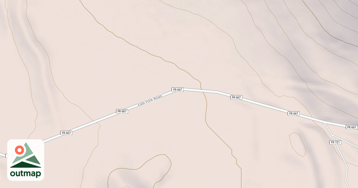 Map of EAST FORK