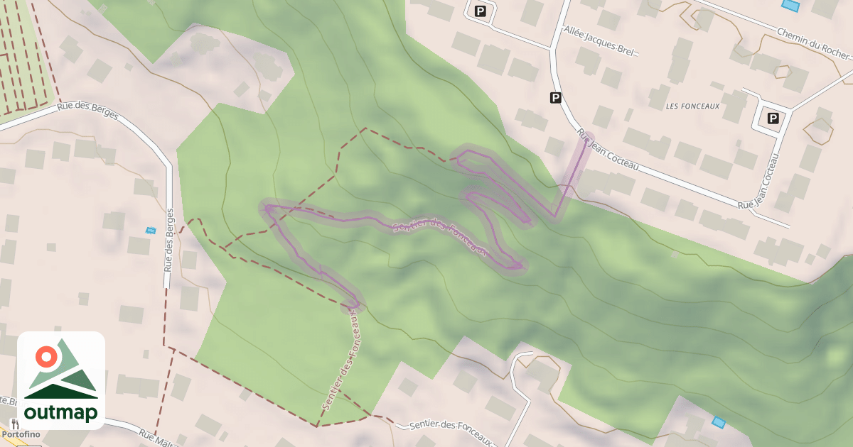 Map of Sentier des Fonceaux