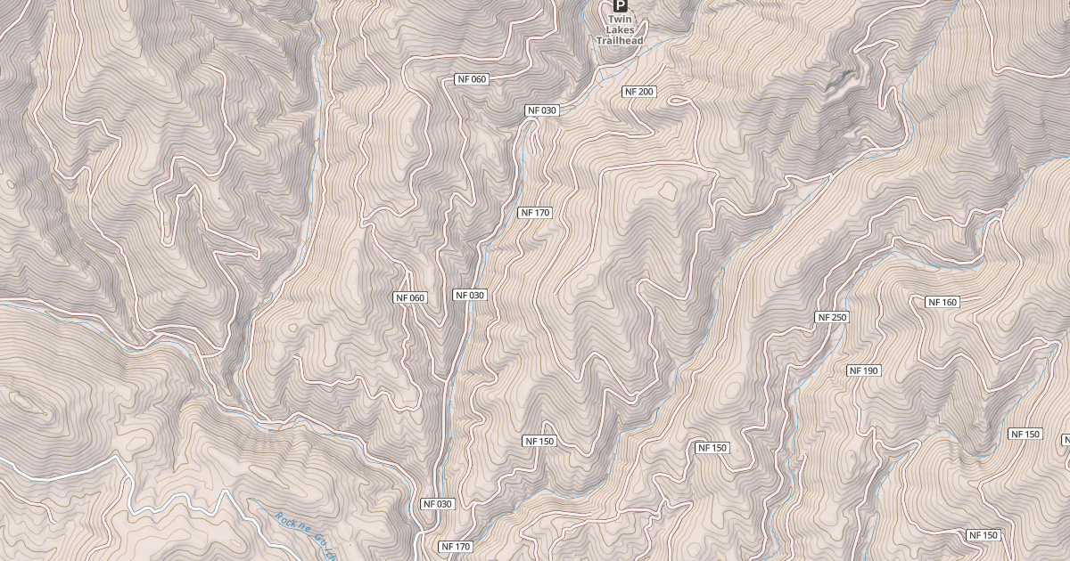 Map preview of LAKE CR. (OLD TWIN LKS T.HEAD)