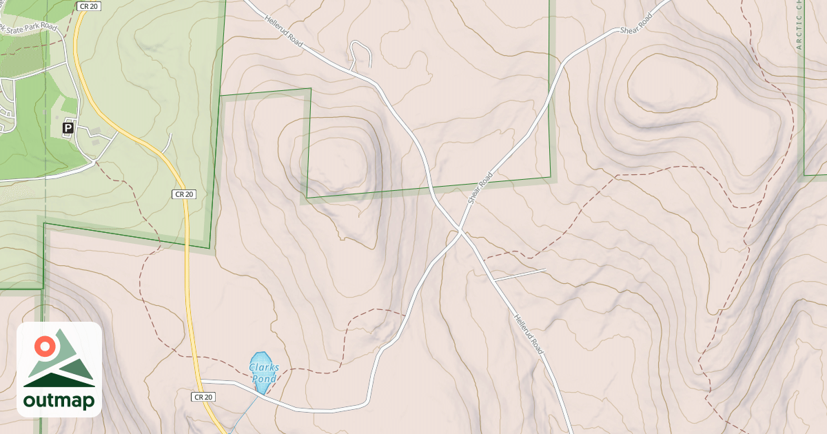 Map of Snowmobile Trail
