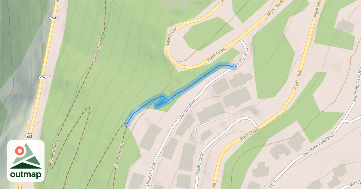 Map of Lookout Access