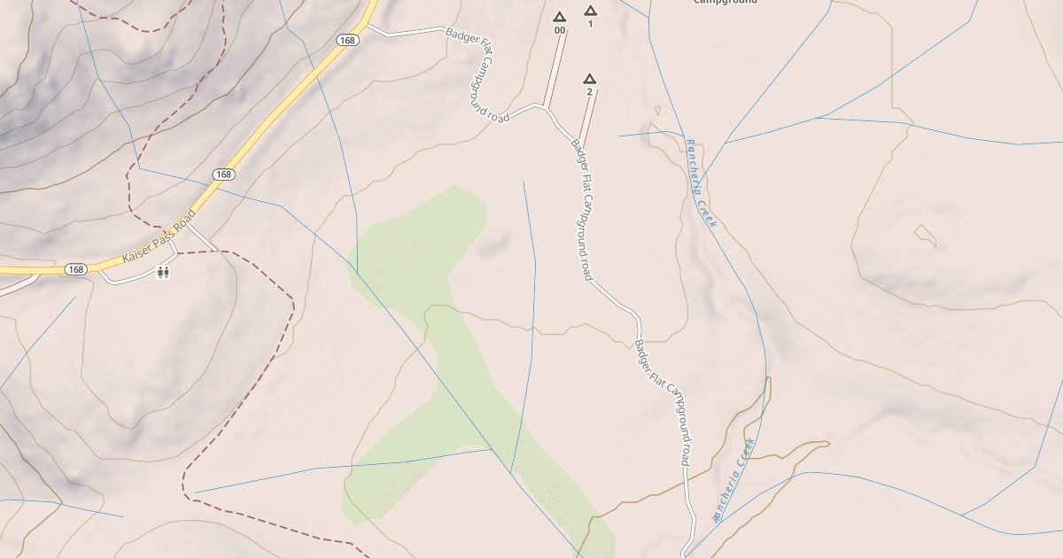 Map preview of BADGER FLAT C.G.