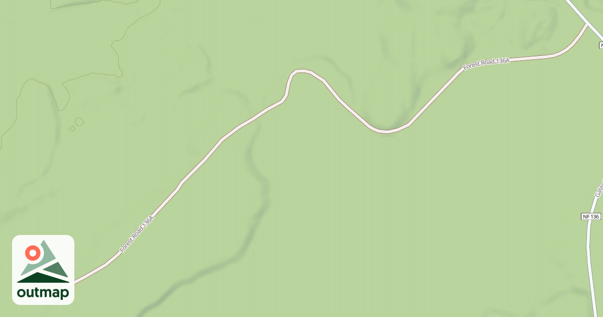 Map of FR 136B