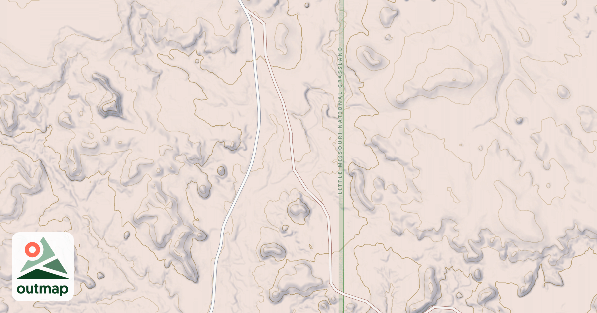 Map of (FDR) EAST SPRING CREEK