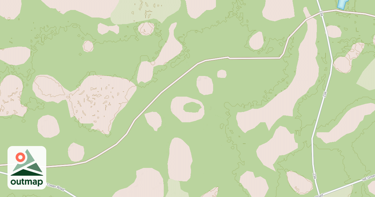 Map of USFS Motor Vehicle Use Map Roads {CCE0A428-CFA4-4FCA-854A-C1E03090306C}