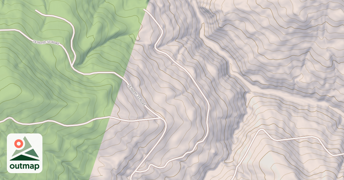 Map of CEDAR CREEK SPUR A