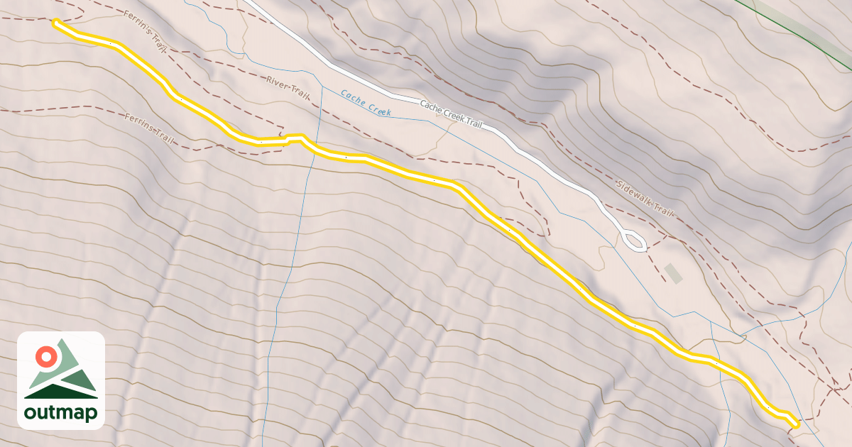 Map of Hagen Trail