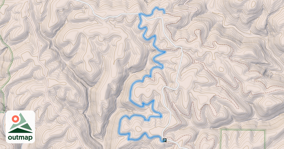 Map of Bad Branch Loop - West