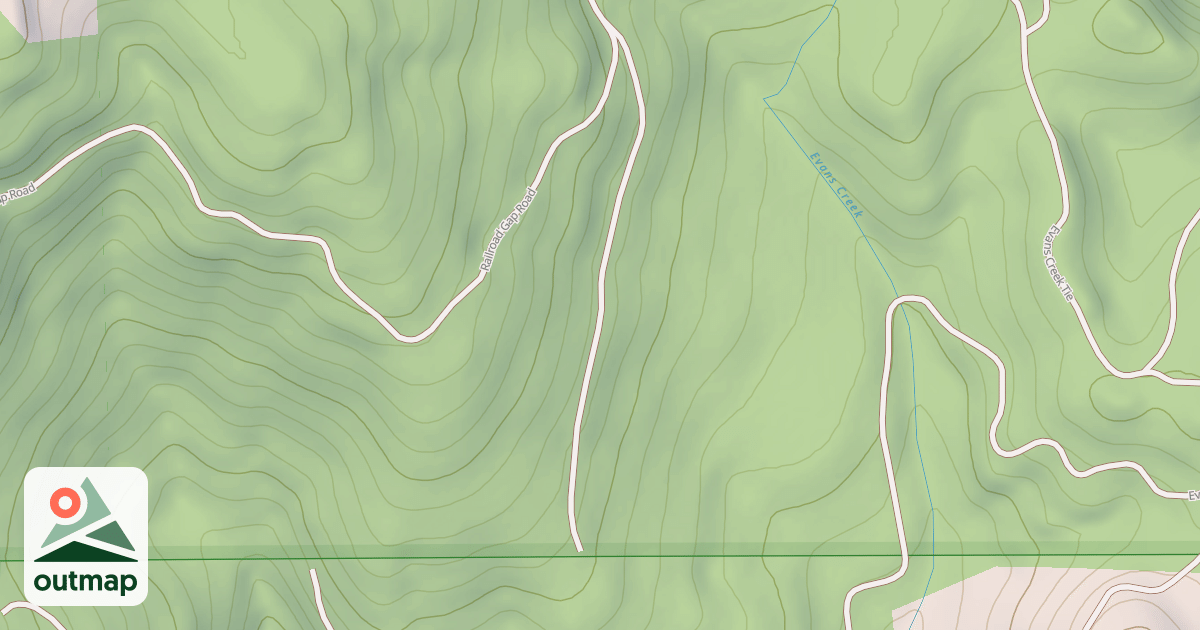 Map of SNOWSHOE T.S.