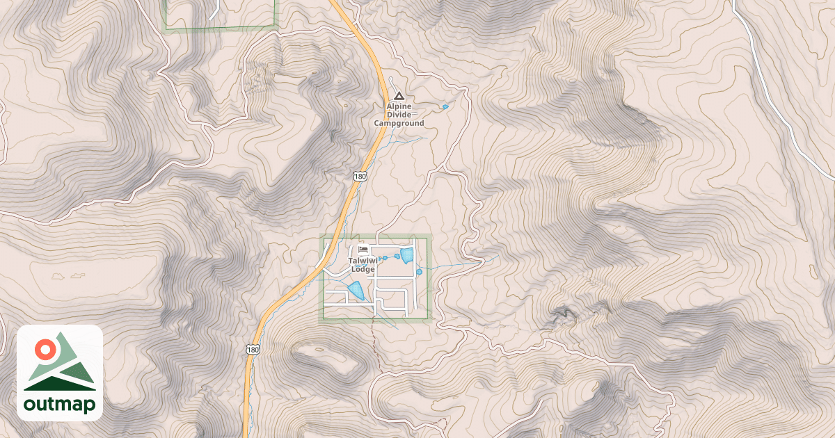 Map of DRY VALLEY TS.