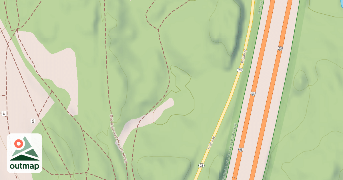 Map of Mountain Bike