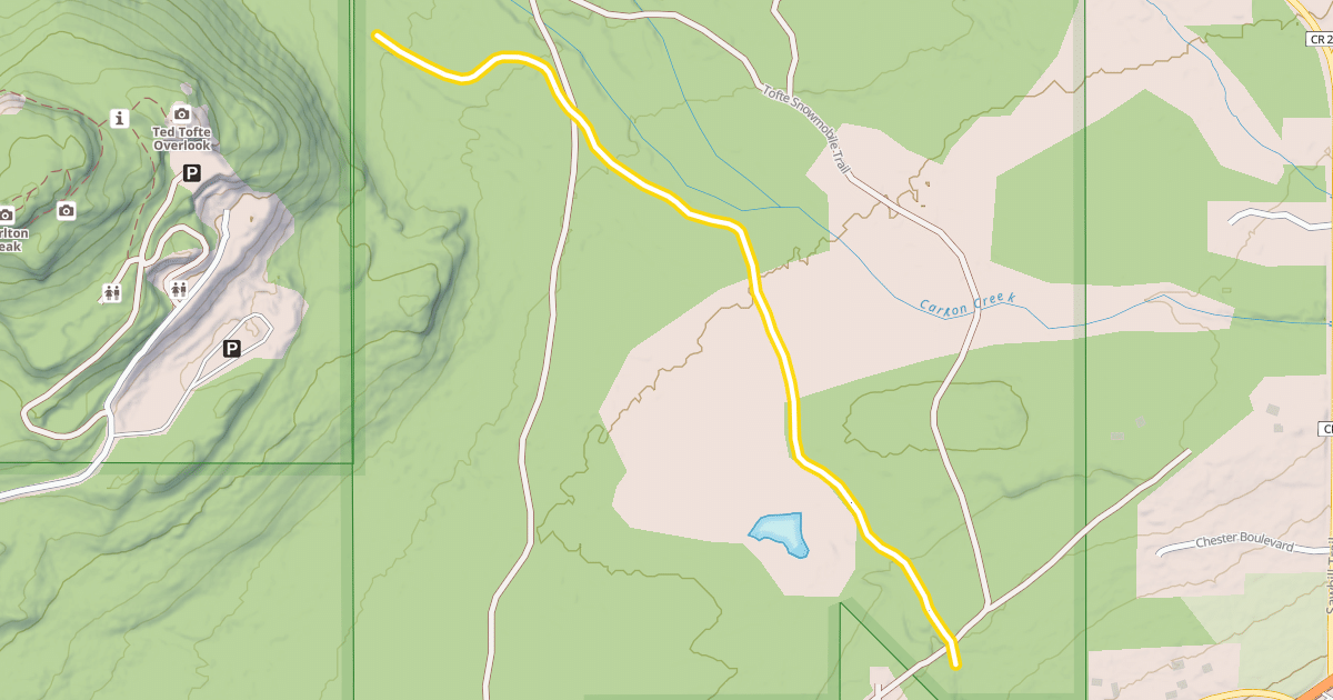Map preview of Tofte Trail