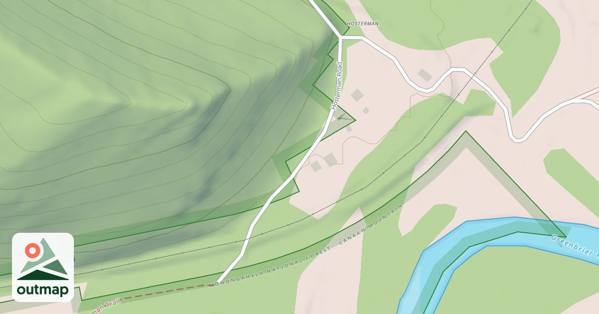 Map of HOSTERMAN