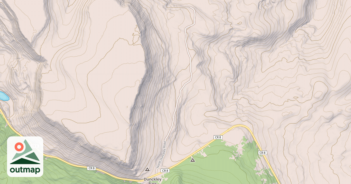 Map of NORTH DUNCKLEY