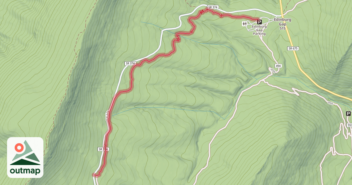 Map of ATV Trail 493