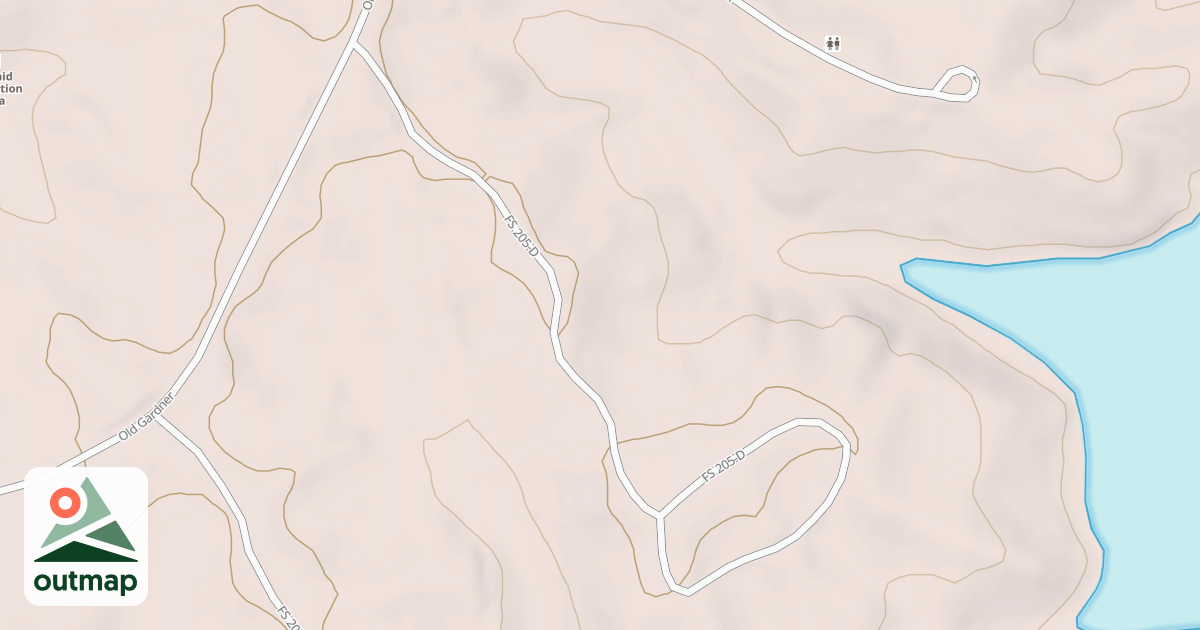 Map of 205-D