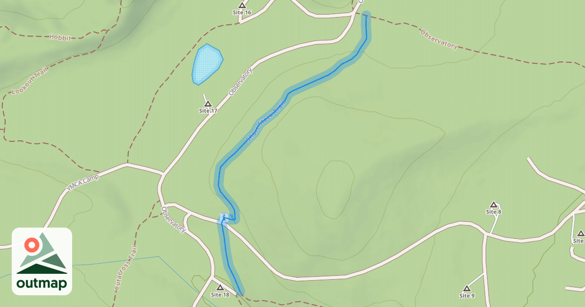 Map of Short Stack Trail