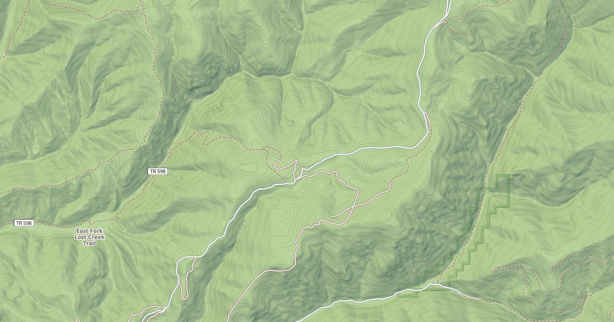 Map preview of CLEE CREEK BLOOM PEAK