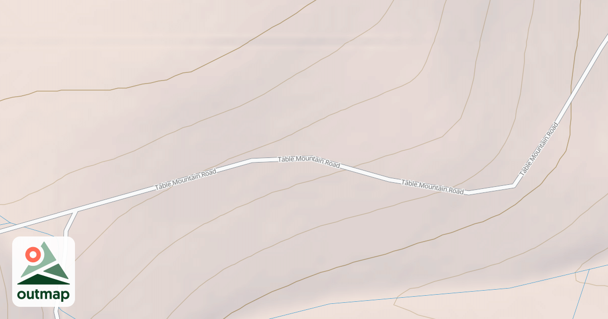 Map of Table Mountain Sled Trail