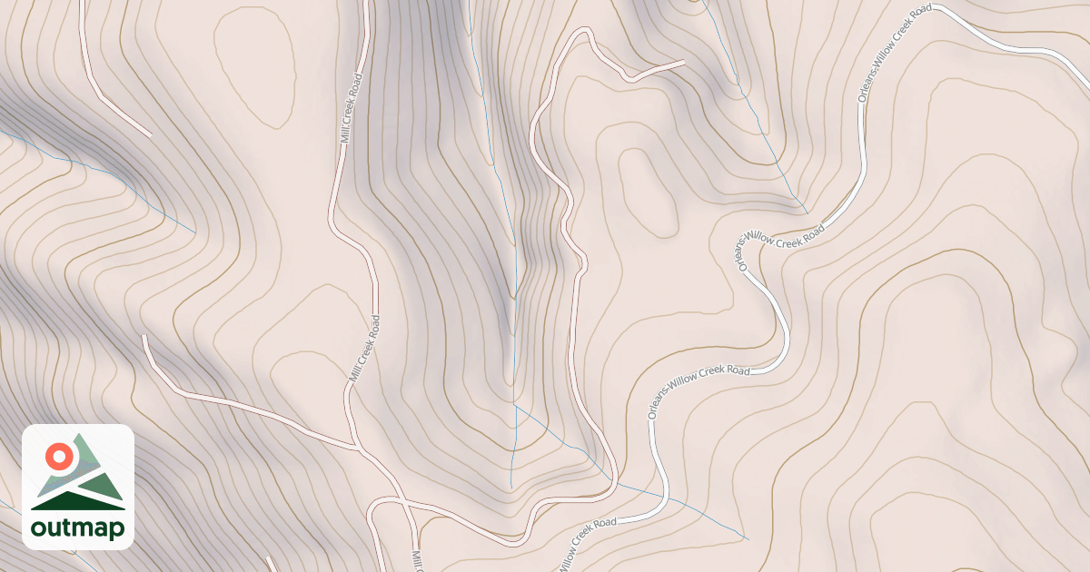 Map of MILL CREEK