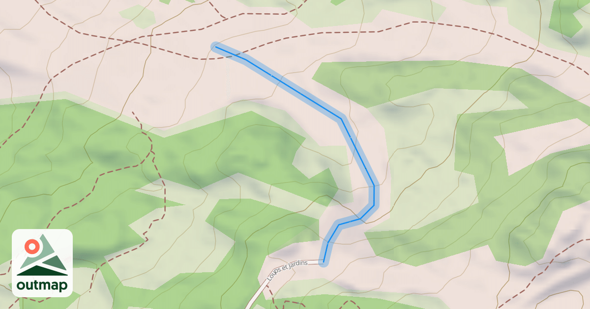 Map of Variante Loups et Jardins