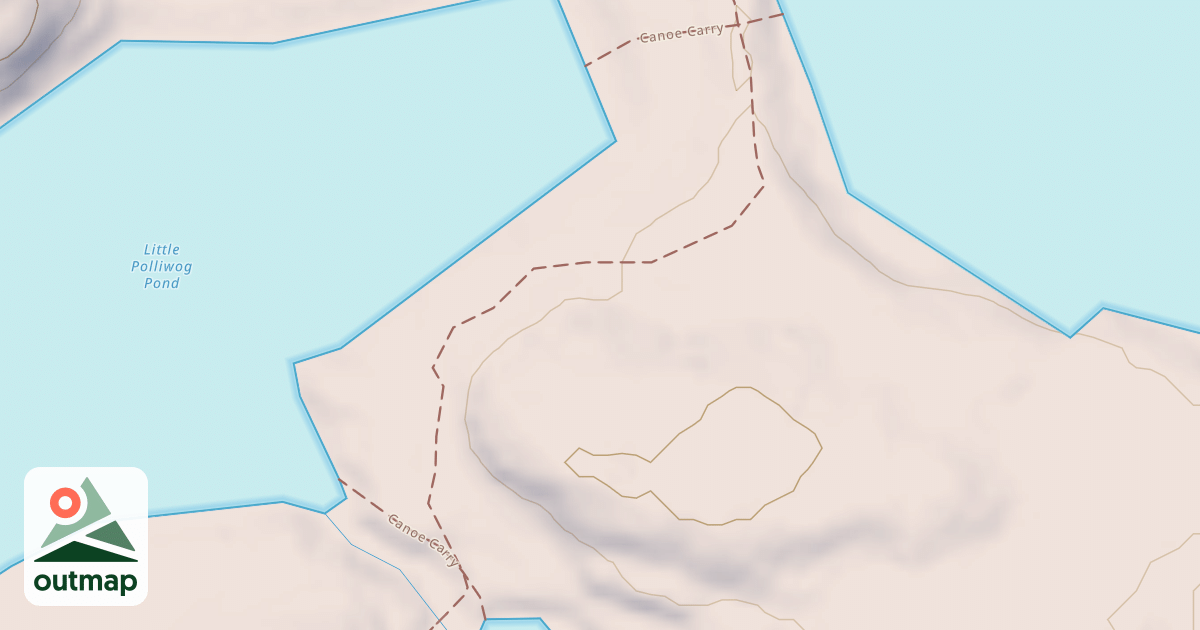 Map of Horseshoe Pond Trail