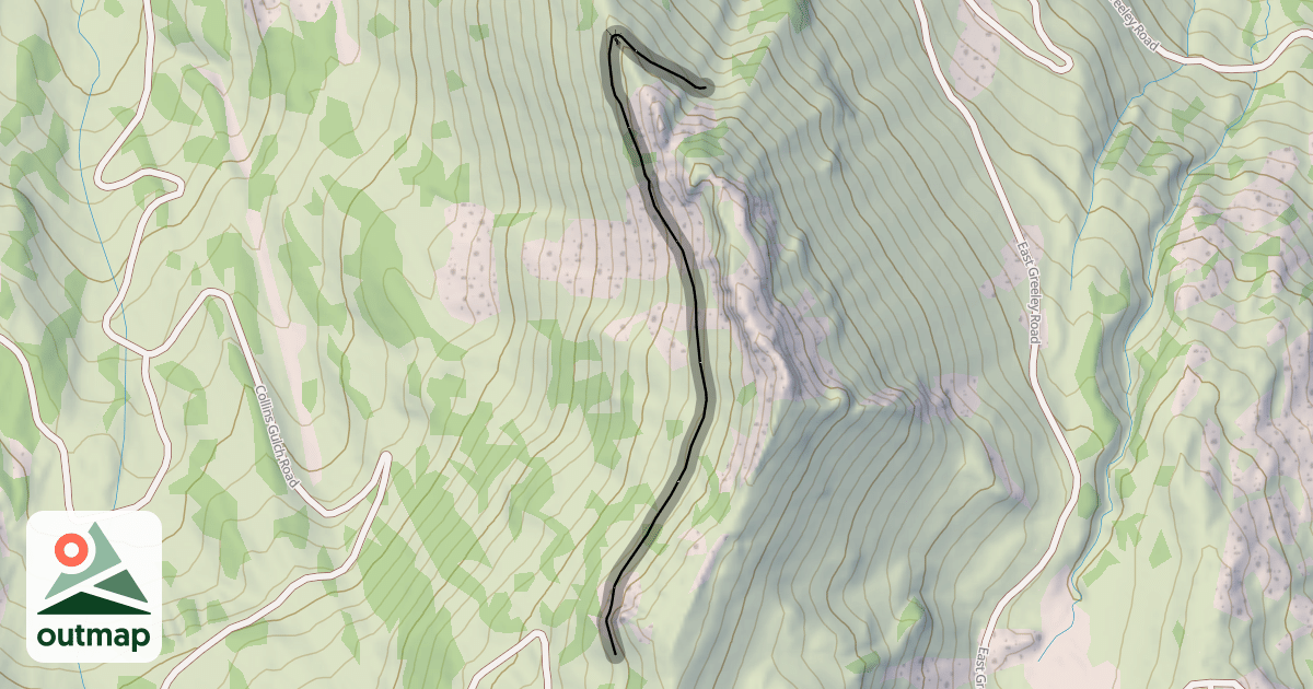 Map of High Traverse (Upper Level)