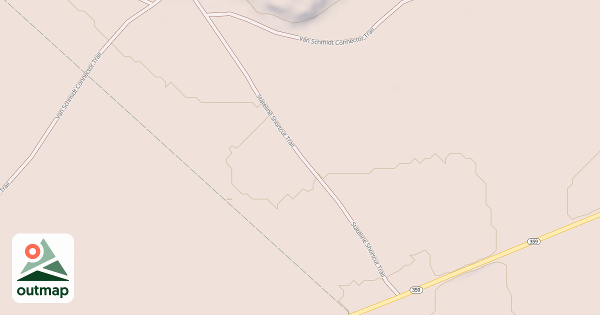 Map of STATELINE SHORTCUT