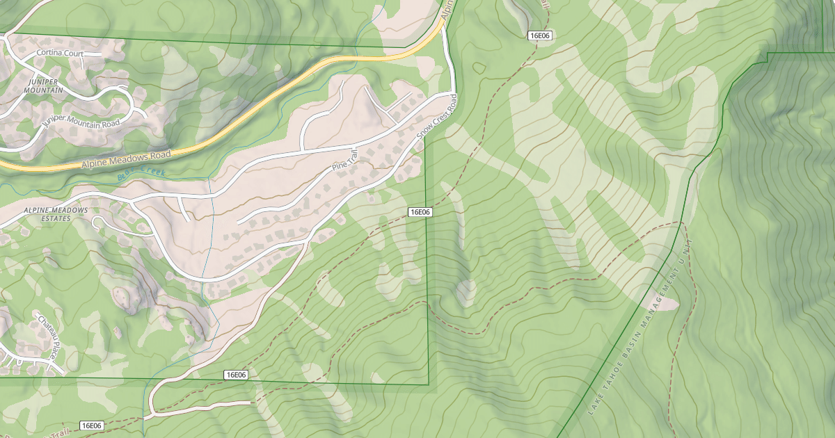 Map preview of ALPINE CRAGS
