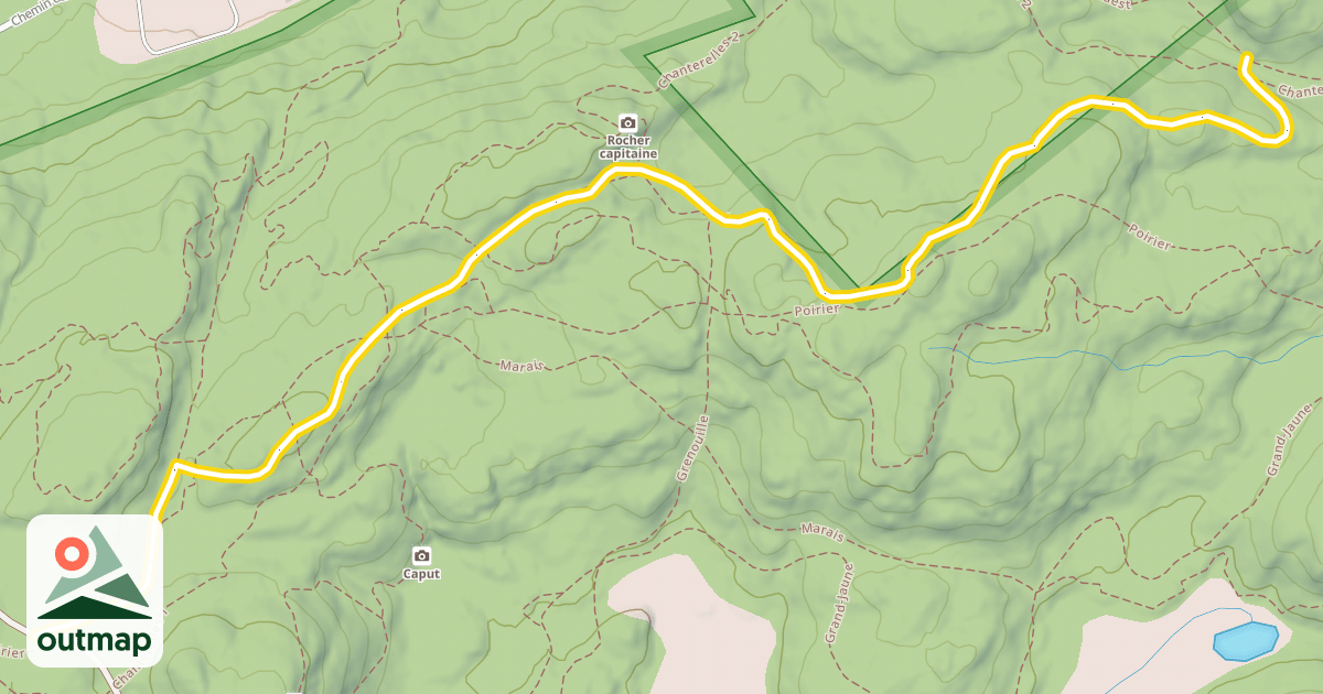 Map of Alexis (Ski)