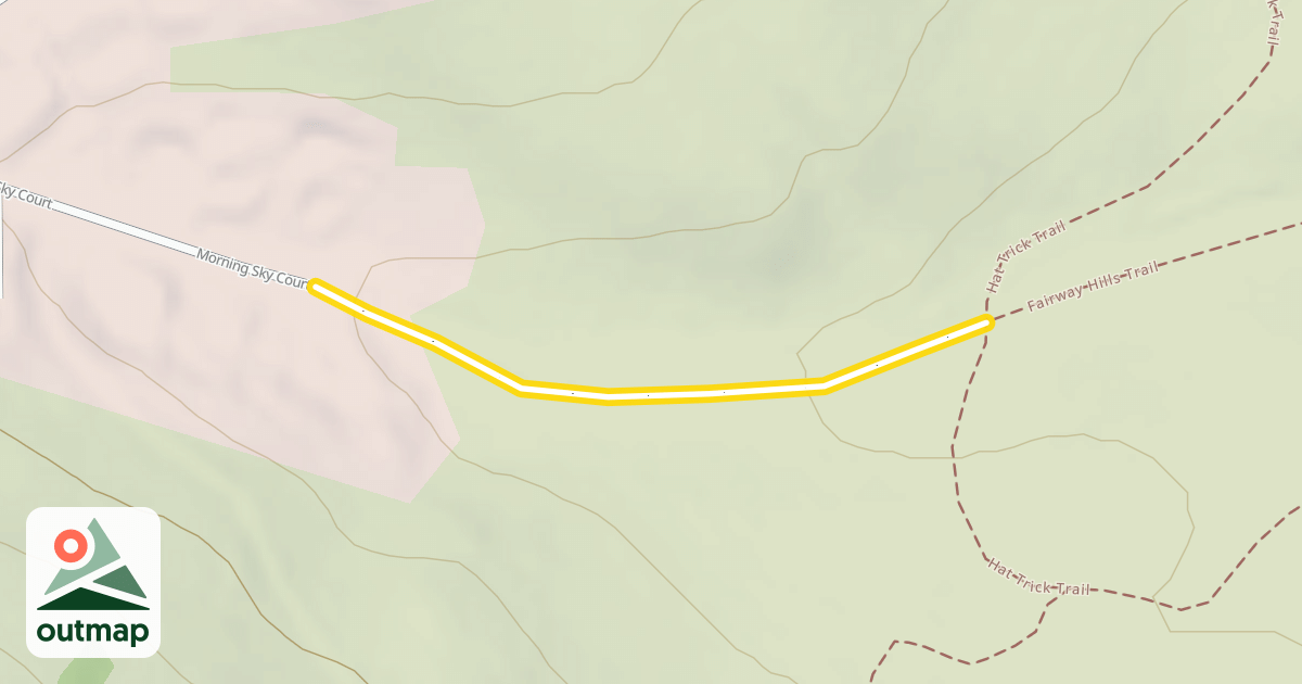 Map of Fairway Hills Trail