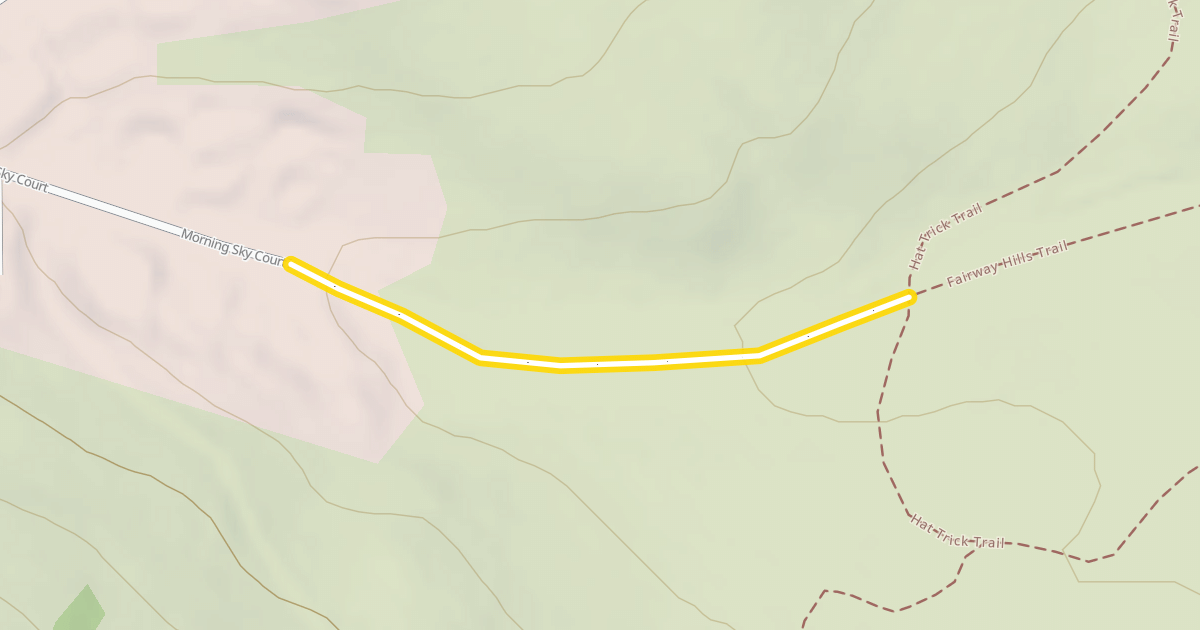 Map preview of Fairway Hills Trail