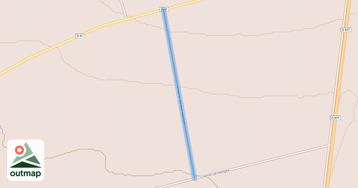 Map of Chemin du Bois Mariette