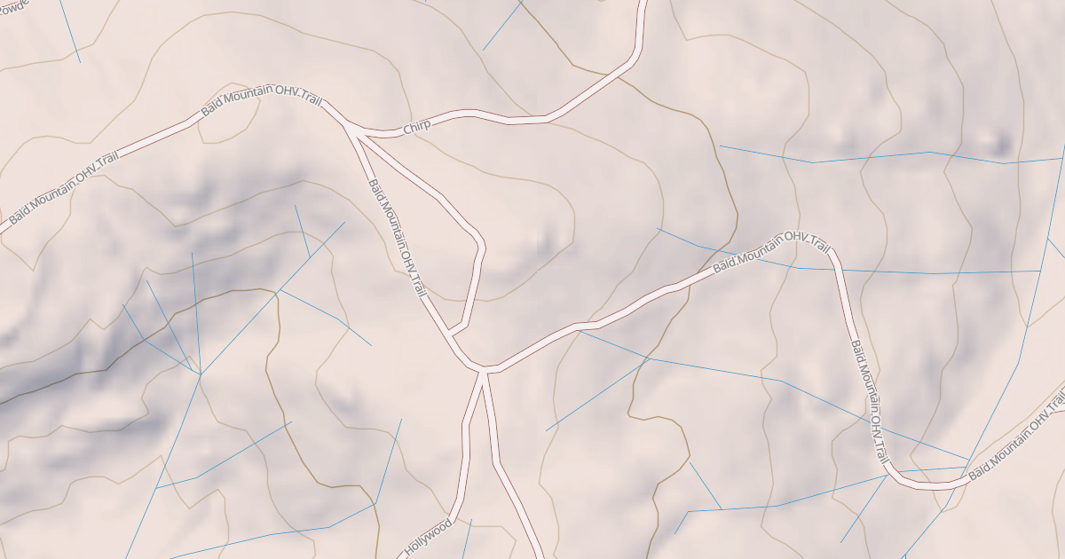 Map preview of Bald Mountain T12